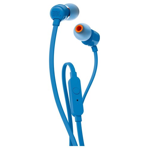 Auricolari microfono filo Jbl JBLT110BLU TUNE 110 Blue Blue