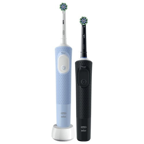 Spazzolino elettrico Oral B VITALITY PRO Duo Gift Edition Azzurro e Nero