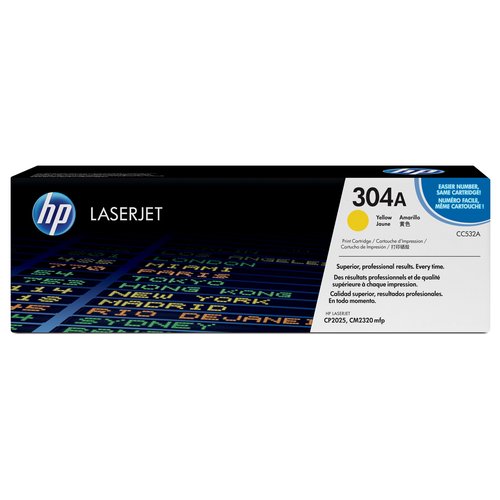 Toner Hp CC532A 304A