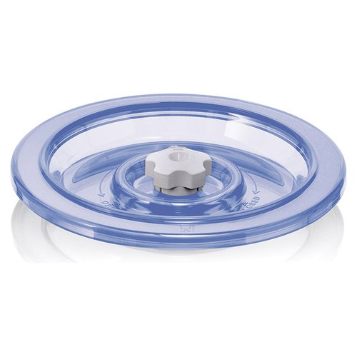Magic Vac ACO1011 coprivivande Blu, Bianco Plastica Rotondo Coperchio per alimenti
