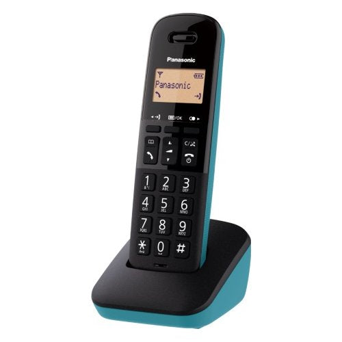 Cordless Panasonic KX TGB610JTC Dect Black e Cyan Black e Cyan