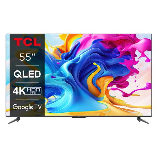 TCL 55" QLED TV 4K HDR Google TV 55C645