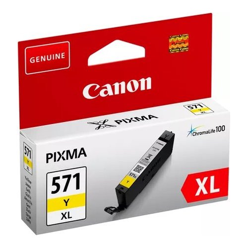 Canon Cartuccia d'inchiostro giallo a resa elevata CLI-571 Y XL