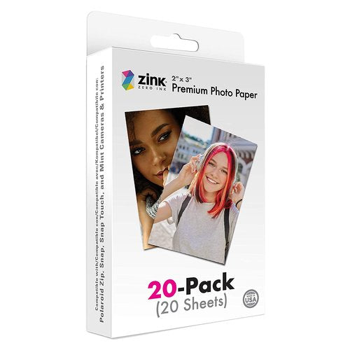 Carta fotografica Polaroid ZINKPZ2X320 ZINK 2X3Inch Premium Photo Pape