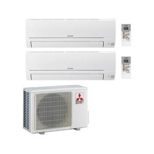 Condizionatore fisso dual Mitsubishi SMART Msz Hr 25+25 White White