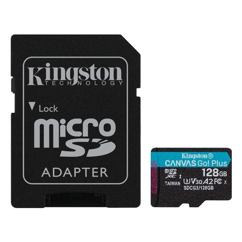 Scheda di memoria Kingston SDCG3 CANVAS GO! PLUS Con Adapter