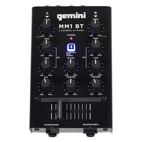 Mixer disc jockey Gemini Mm1Bt Black Black