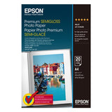 Epson Premium Semi-Gloss Photo Paper - A4 - 20 Fogli