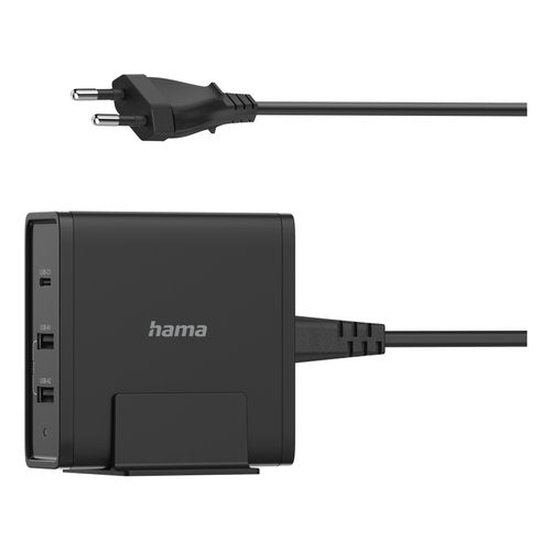 Caricabatterie Hama 00200017 CHARGER STATION Universal USB C Black Bla