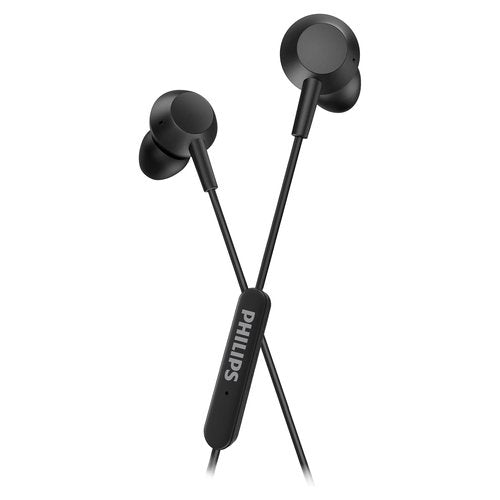 Auricolari microfono filo Philips TAE5008BK 00 USB C Nero Nero