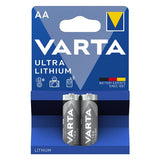 Varta Ultra Lithium, Batteria al litio, AA, Mignon, FR14505, Blister da 2