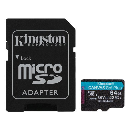 Scheda di memoria Kingston SDCG3 CANVAS GO! PLUS