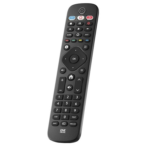 Telecomando tv Oneforall URC4913 Sostitutivo per Tv Philips Black