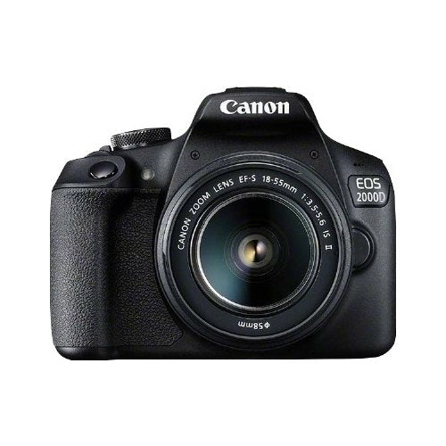 Canon EOS 2000D BK 18-55 IS II EU26 Kit fotocamere SLR 24,1 MP CMOS 6000 x 4000 Pixel Nero