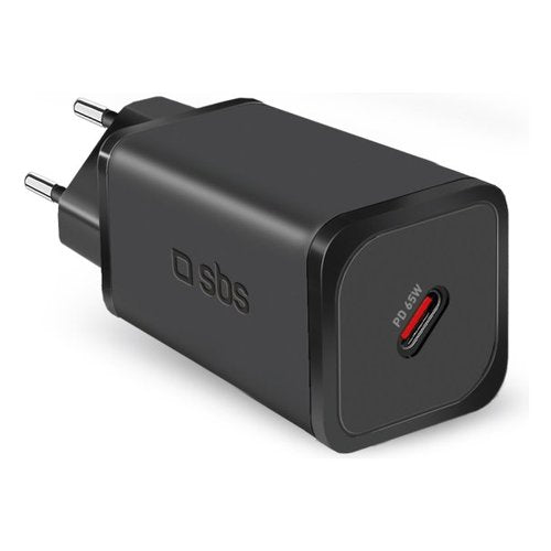 Caricabatterie Sbs TETRGAN1C65W MINI WALL CHARGER USB C GaN 65W Black