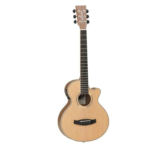 Chitarra acustica Tanglewood DBT TCE BW DISCOVERY Travel Super Folk Na