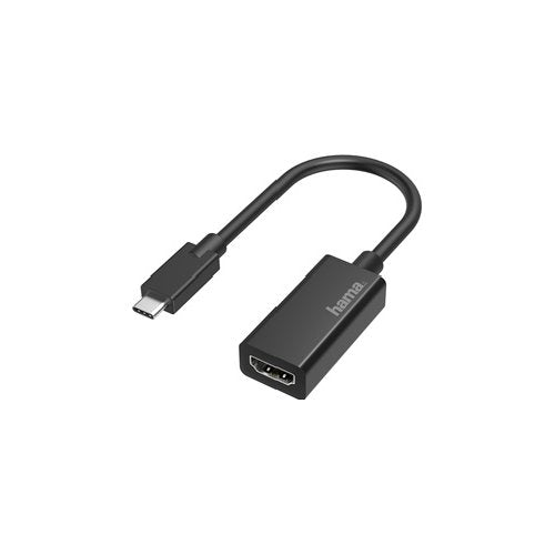 Connettore computer Hama 00200315 Cavetto Adattatore Usb C HDMI Black