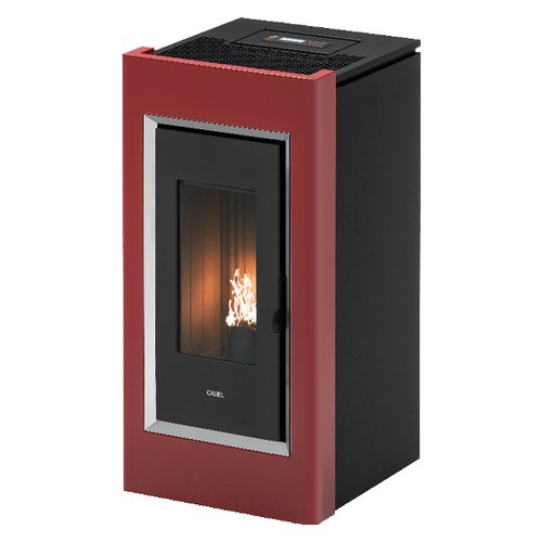 Stufa pellet Cadel 7022072 PRINCE 11 Rosso