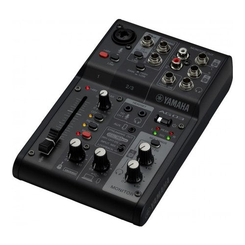 Interfaccia audio Yamaha AG03MK2 AG SERIES Live Streaming Mixer Black