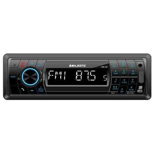 Autoradio Majestic 110443 Dab 443 Black Black