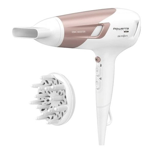 Phon Rowenta CV5830 STUDIO DRY GLOW Bianco e Bronzo