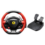 Thrustmaster Ferrari 458 Spider Nero, Rosso Sterzo + Pedali Xbox One