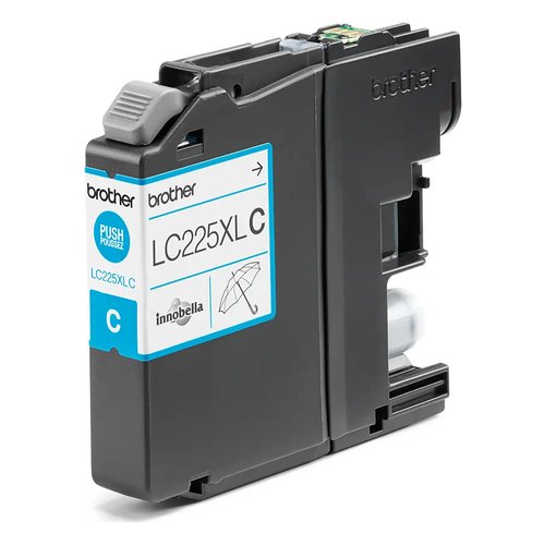 Brother LC225XLC cartuccia d'inchiostro 1 pz Originale Ciano