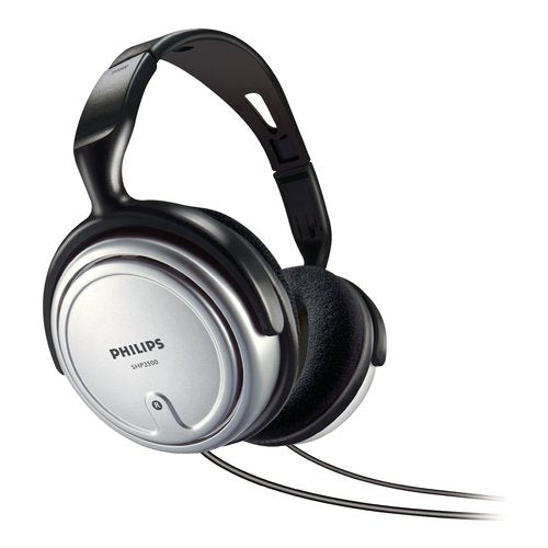 Philips Cuffie filo Tv Headphones Grey e Black SHP2500/10 6m