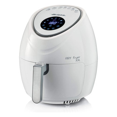 Ariete 4618 Airy Fryer XXL - Friggitrice ad Aria - Frigge 2,5 kg di Patatine Fritte - 7 Litri - Cottura Senza Olio e Grassi - 1800 Watt - Bianco