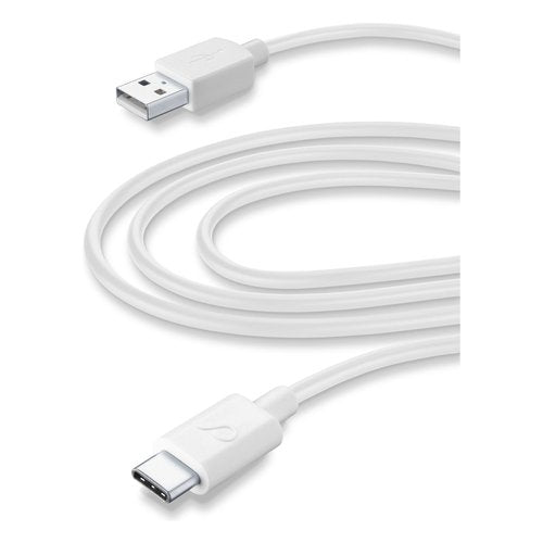 Cavo USB C Cellular Line USBDATACUSBC3MW POWER CABLE Data Bianco Bianc