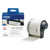 Brother DK-22205 nastro per etichettatrice Nero su bianco