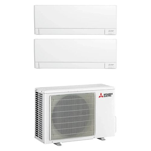 Condizionatore fisso dual Mitsubishi PLUS Msz Ay 25+35 White White