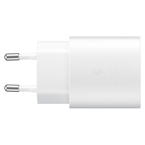 Caricabatterie Samsung EP TA800NWEGEU SUPER FAST CHARGING 25W White Wh