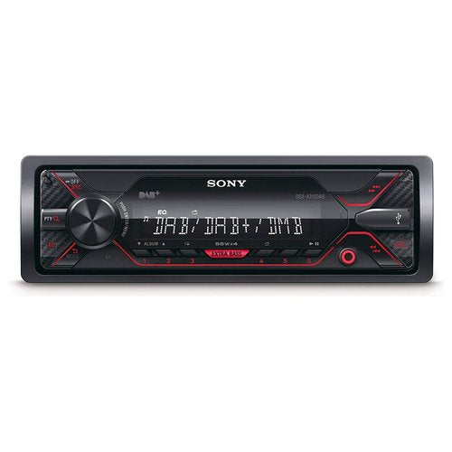 Autoradio Sony DSX A310KIT EUR EXTRA BASS Black e Red Black e Red