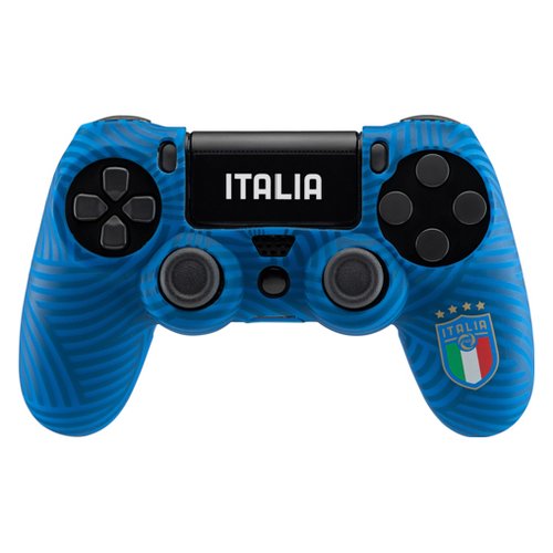 Cover gamepad Qubick ACP40153 PLAYSTATION 4 Figc Italia Blue Blue