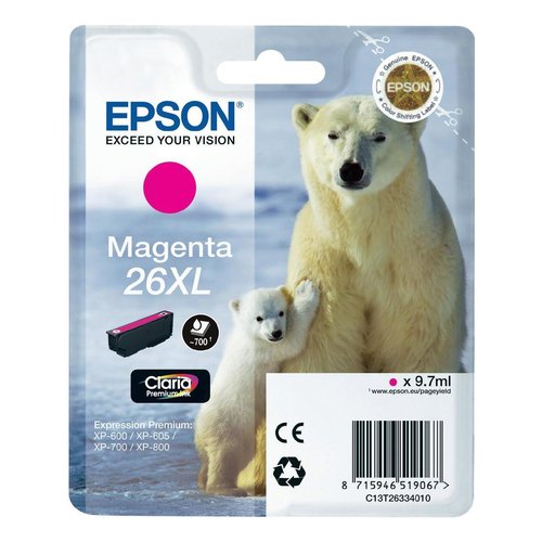 Cartuccia stampante Epson C13T26334020 CLARIA T26 Xl