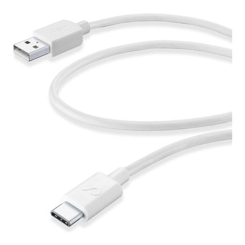Cavo USB C Cellular Line USBDATA06USBCW POWER CABLE Data Bianco Bianco