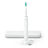 Philips 3100 series Sonicare Spazzolino Elettrico Sonico Bianco, con custodia da viaggio HX3673/13