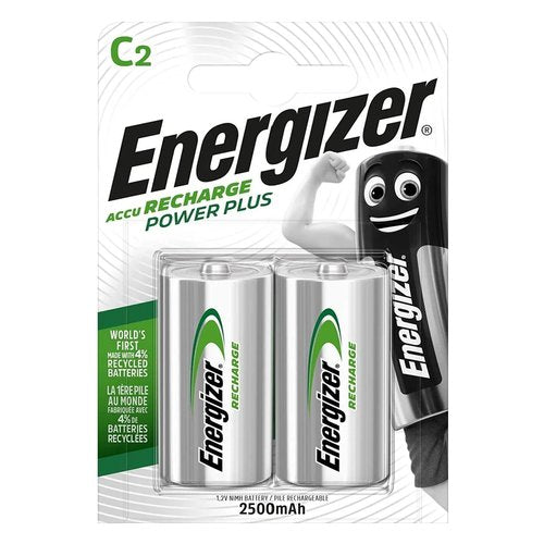 Batteria Mezza Torcia C ricaricabile Energizer POWER PLUS