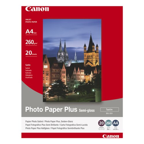 Canon carta fotografica Plus Semi-gloss SG-201 A4 - 20 fogli