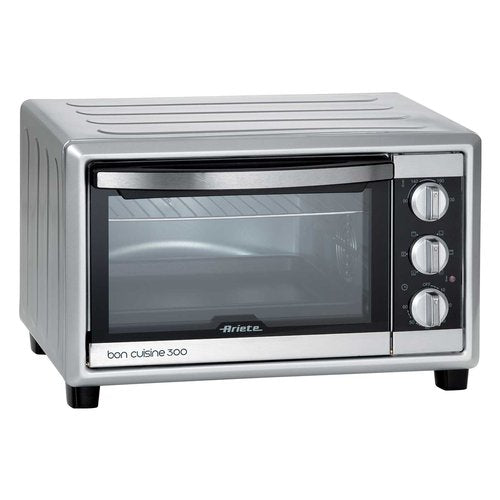 Ariete Forno elettrico BON CUISINE 300 Silver, 1500W, Fino a 230°C, Timer, Ventilato