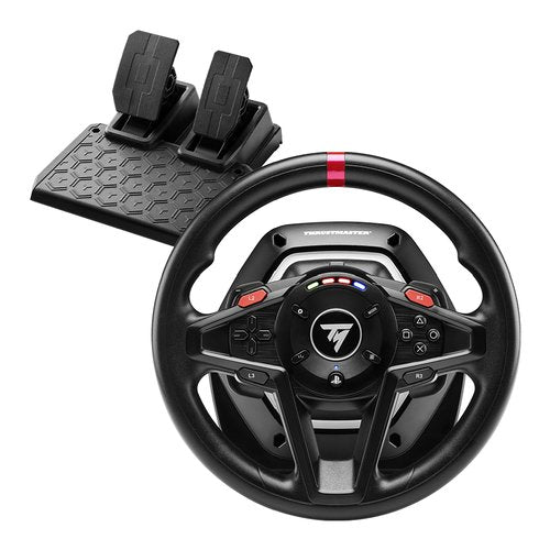 Volante e pedaliera simulatore guida Thrustmaster 4160781 T128 Black